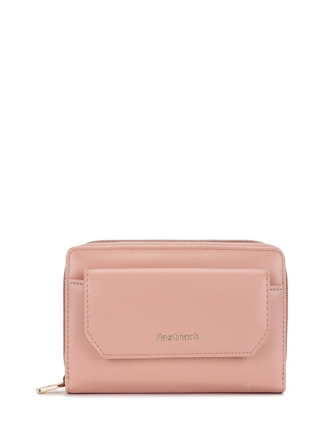 Fastrack Women's Everyday Clutch | Zip & Flap Compartments, Card & Cash Slots, Easy Access Pocket | Organized Wallet Clutch | 6 Months Warranty - Image 1